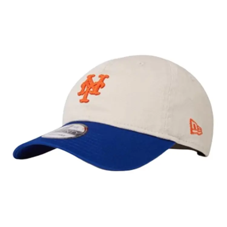 New Era Cotton Baseball Caps Unisex Light Beige