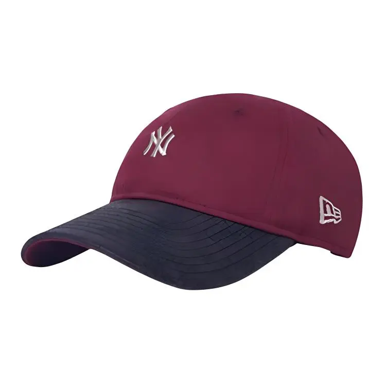 New Era Cotton, Polyester Baseball Caps Unisex Red/Black
