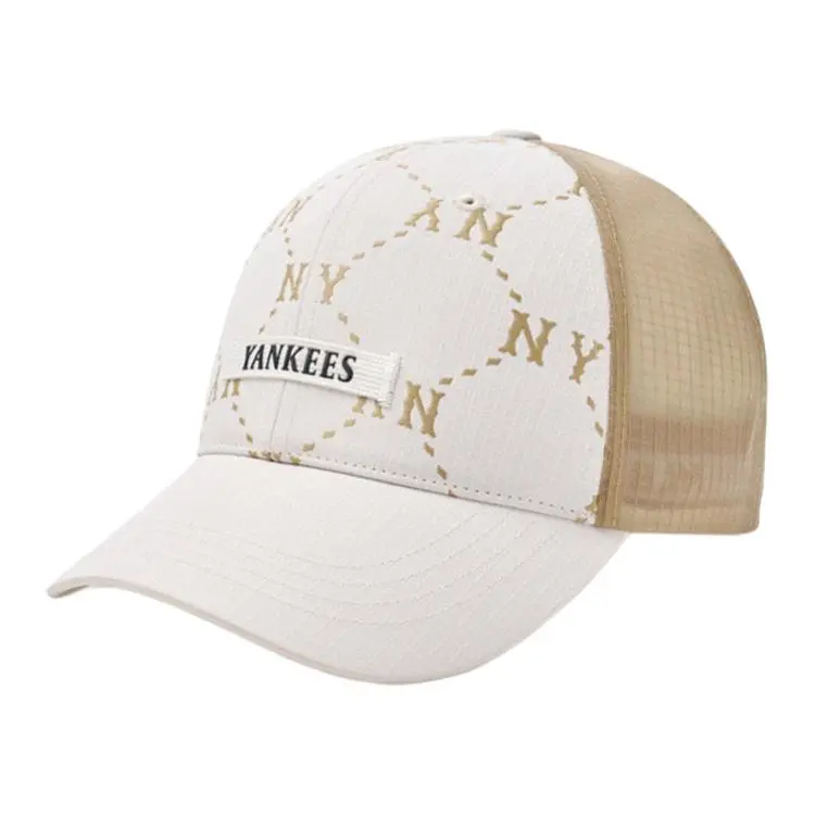 MLB Original Design Polyester, Cotton Baseball Caps Unisex White