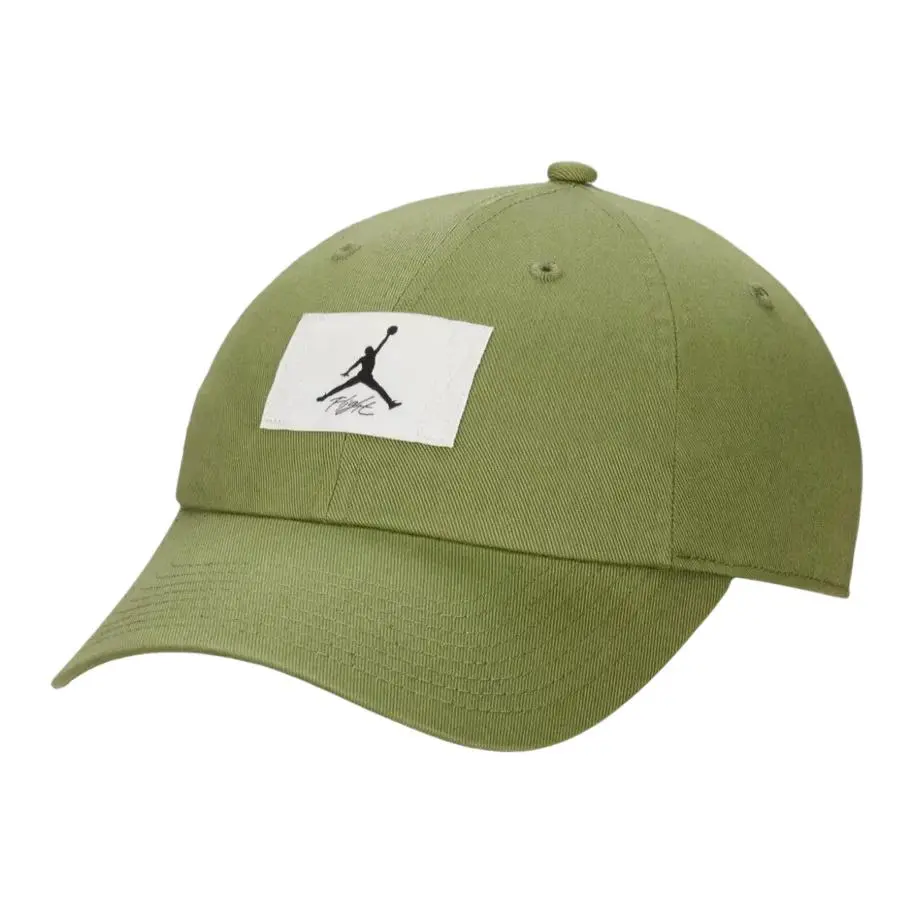 Jordan Organic Cotton Fiber Baseball Caps Unisex Green