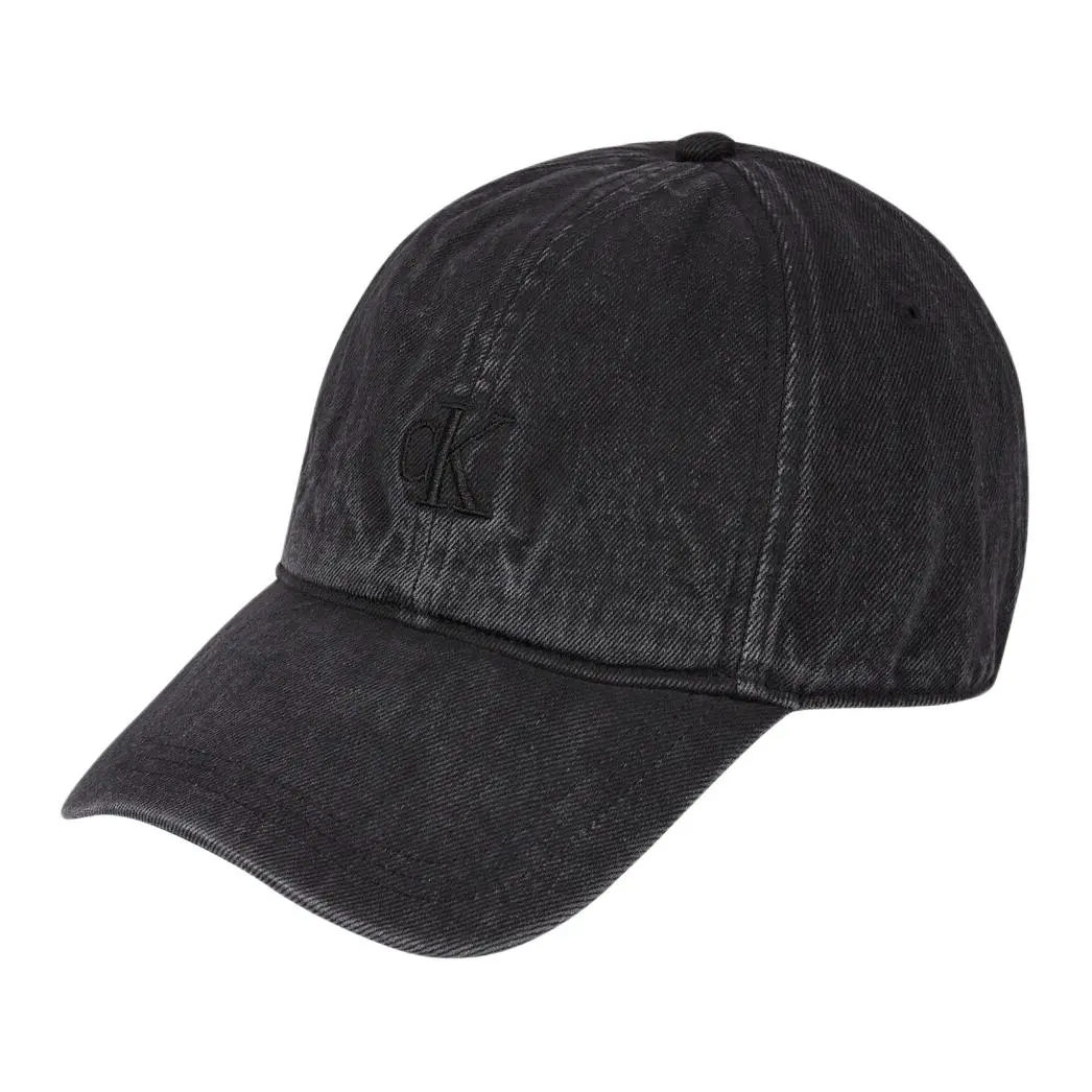 CALVIN KLEIN Cotton, Denim Baseball Caps Men's Black