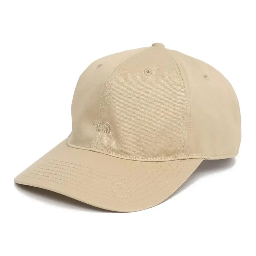THE NORTH FACE Brand Logo Baseball Caps Unisex Khaki