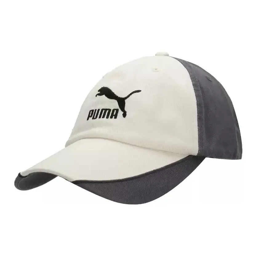 PUMA Cotton Baseball Caps Unisex Gray