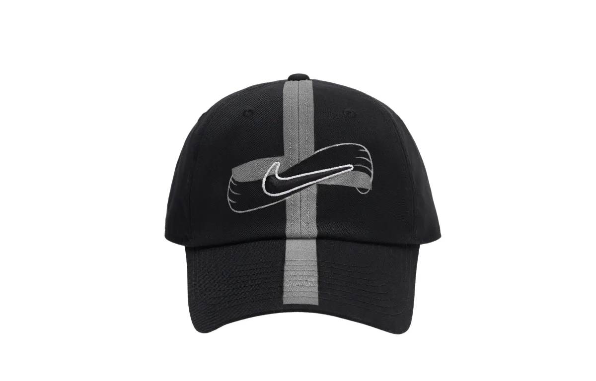 Nike Polyester Baseball Caps Unisex Black Gray