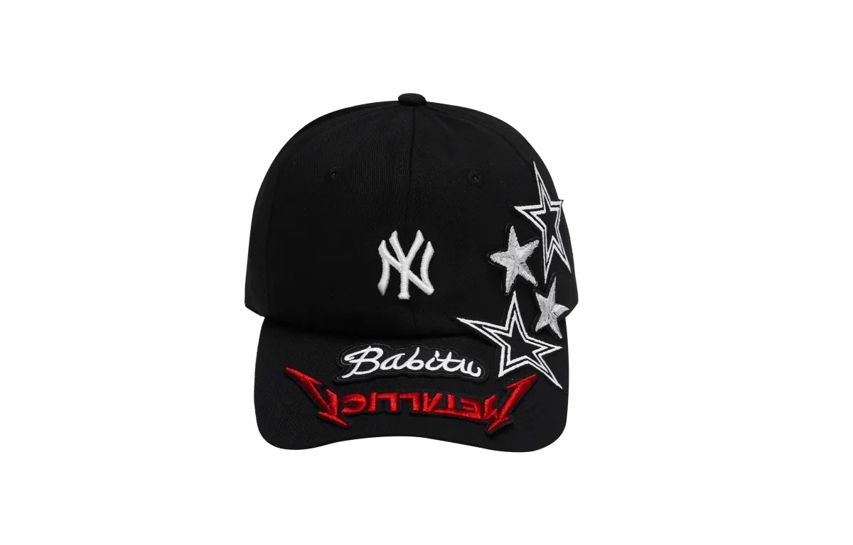 MLB Cotton Baseball Caps Unisex Black