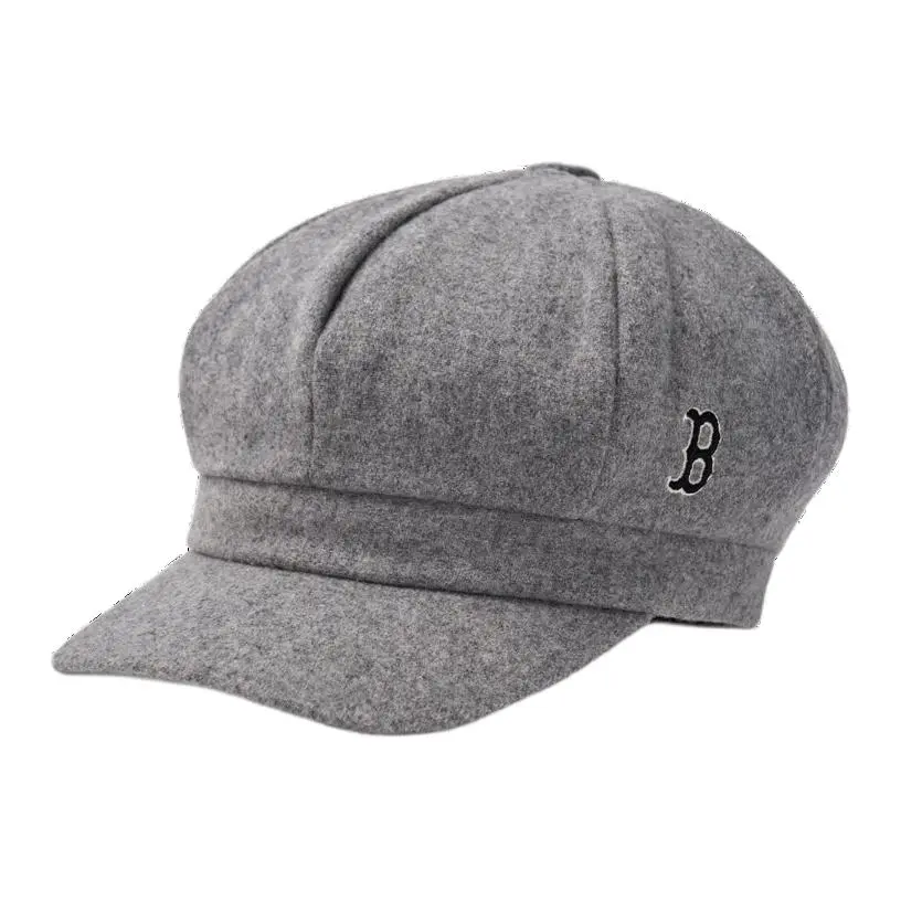 MLB Cotton, Polyester, Wool Baseball Caps Unisex Gray