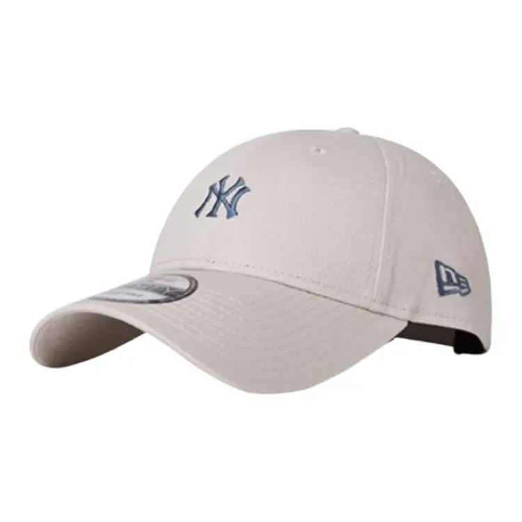 New Era Cotton Baseball Caps Unisex Light Beige