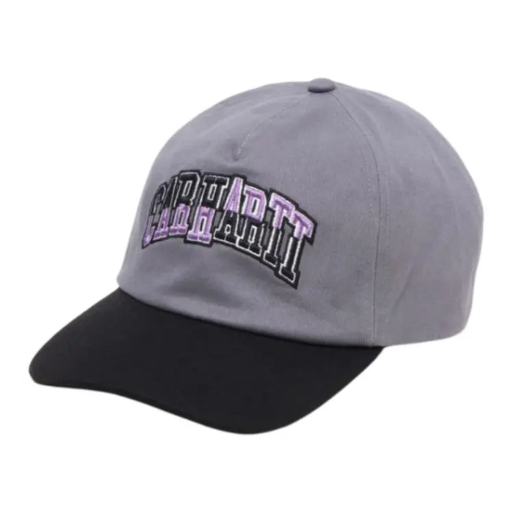 Carhartt WIP Cotton Baseball Caps Unisex Charcoal Gray
