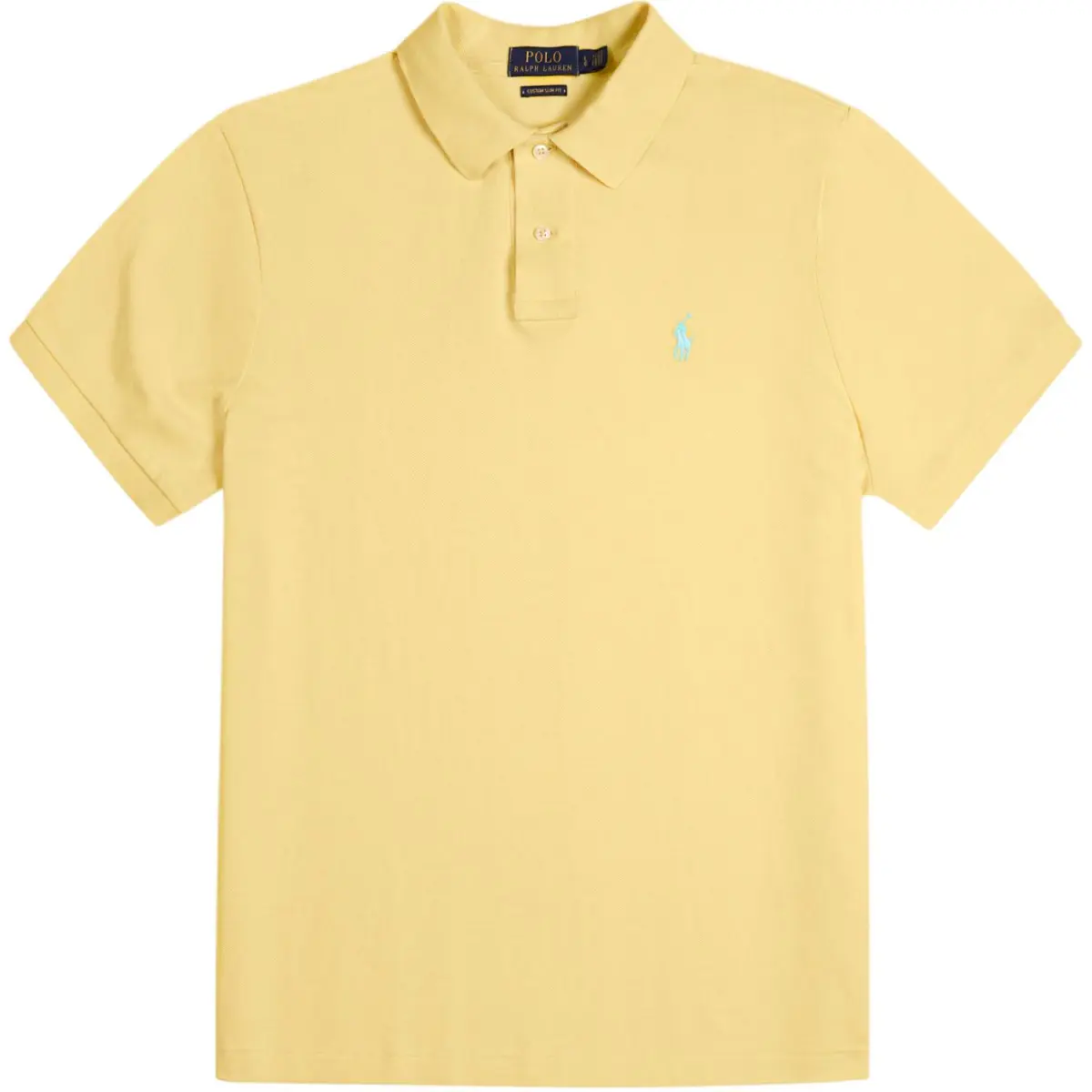 Polo Ralph Lauren Polo Shirt Custom Slim Fit Men's Yellow