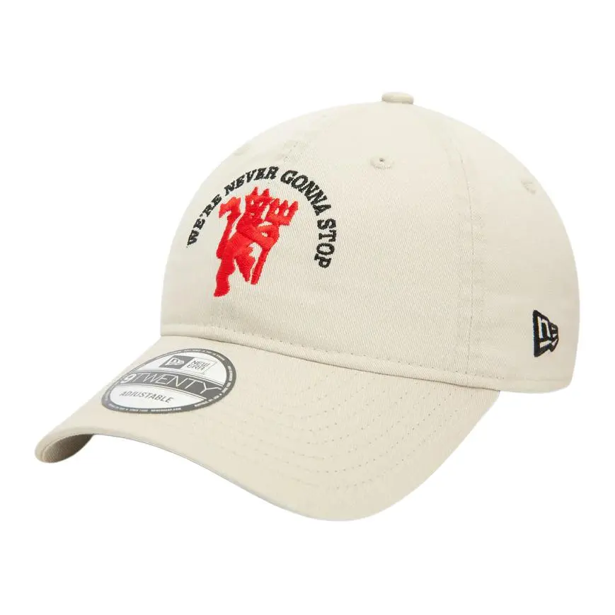 New Era Cotton Baseball Caps Unisex Beige