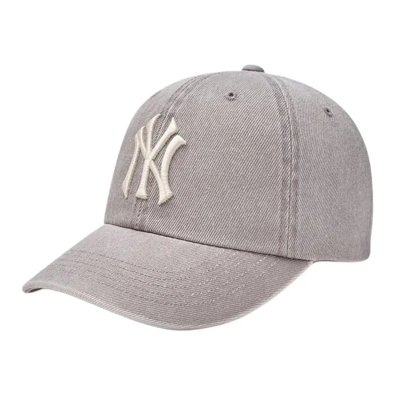 MLB Cotton Baseball Caps Unisex Gray