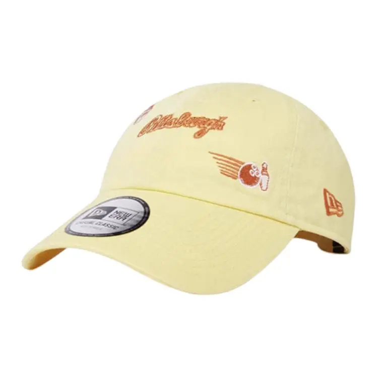 New Era Cotton Baseball Caps Unisex Yellow