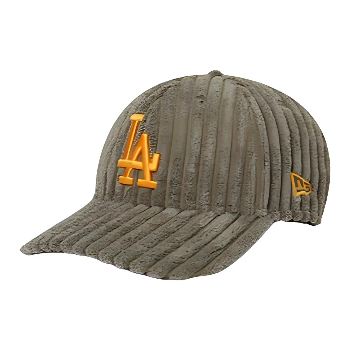 New Era Letter Print Baseball Caps Unisex Dark Olive Green