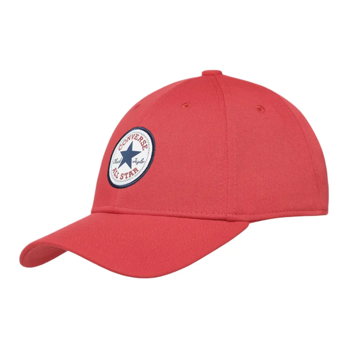 Converse Cotton Baseball Caps Unisex Red