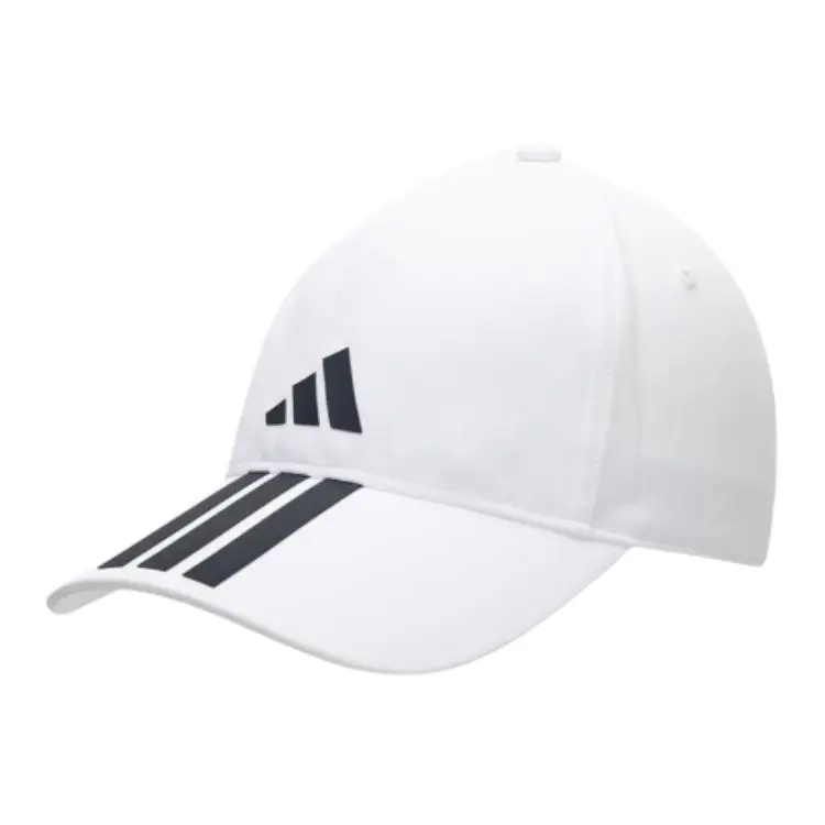 Adidas Elastane Recycled Polyester Baseball Caps Unisex White