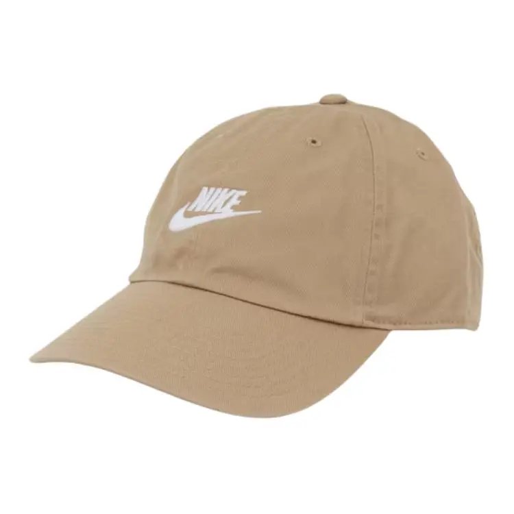 Nike Cotton Baseball Caps Unisex Light Umber