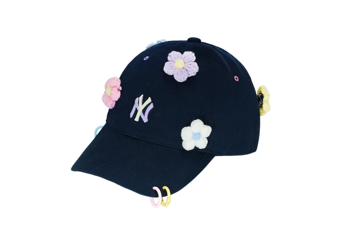 MLB Cotton Baseball Caps Unisex Navy Blue