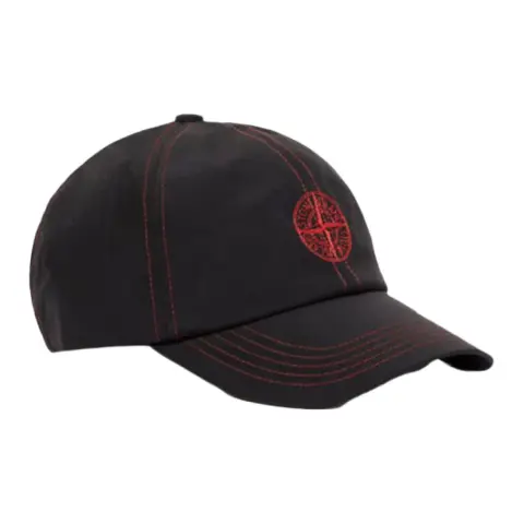 STONE ISLAND Nylon Baseball Caps Unisex Black