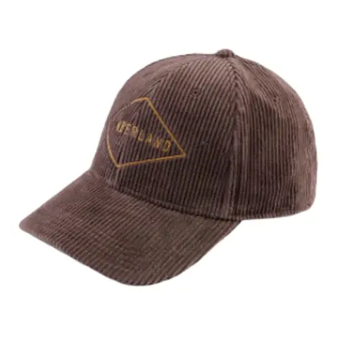 Timberland Corduroy Baseball Caps Unisex Brown