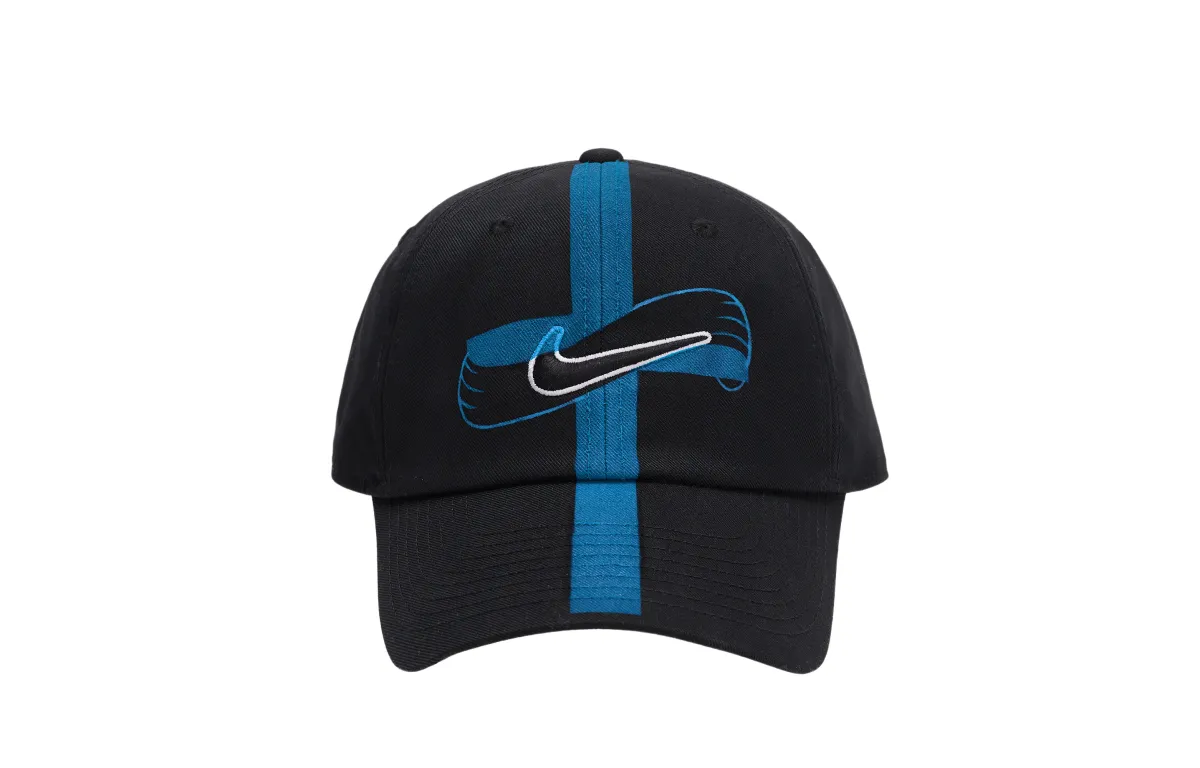 Nike Polyester Baseball Caps Unisex Black Red