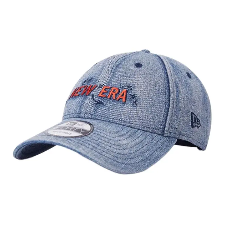 New Era Baseball Caps Unisex Denim Blue