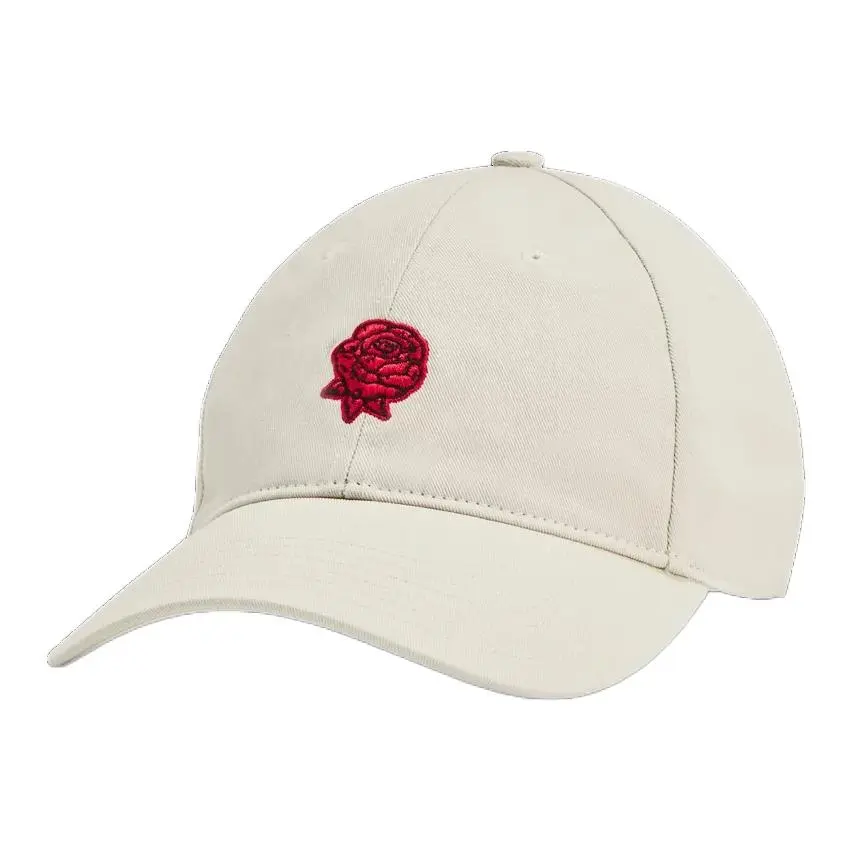 Under Armour Brand Logo Cotton Baseball Caps Unisex Beige