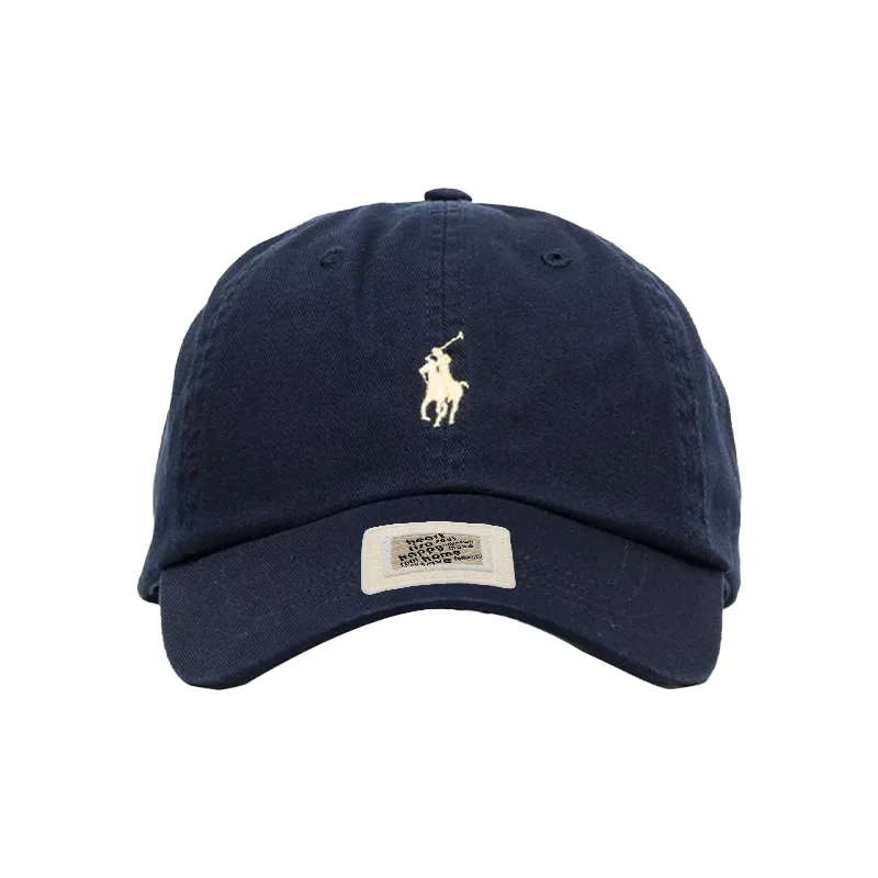 Polo Ralph Lauren Cotton Baseball Caps Unisex Marine Blue