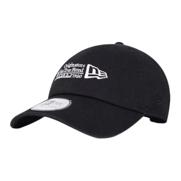 New Era Cotton Baseball Caps Unisex Black