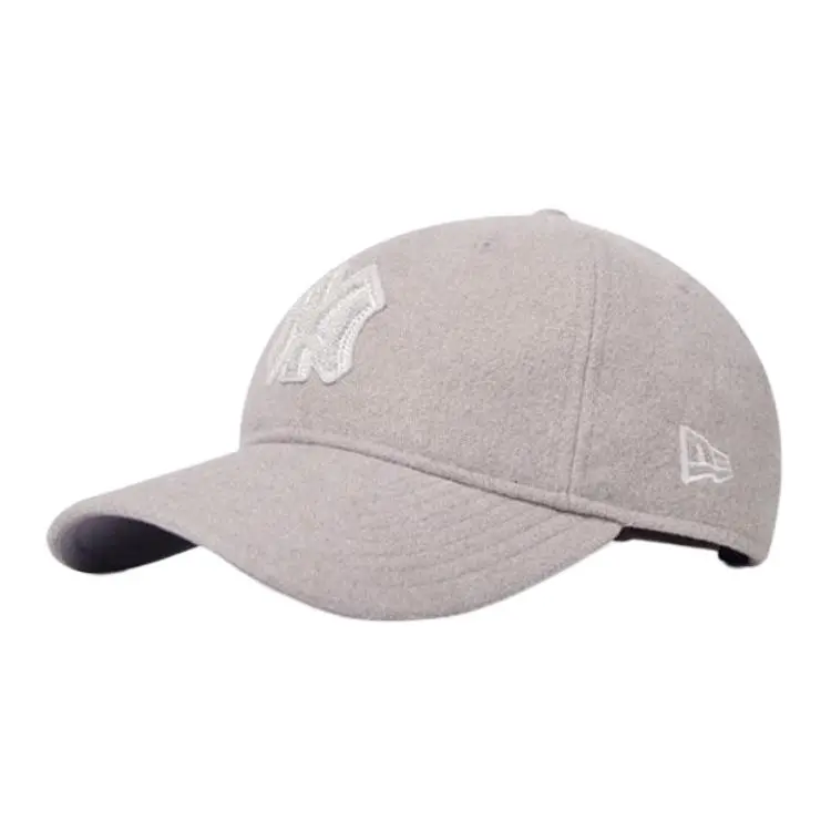 New Era Cotton Polyester Baseball Caps Unisex Gray