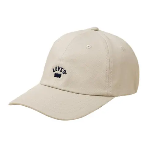 Levi's Original Design Cotton Baseball Caps Women's Beige