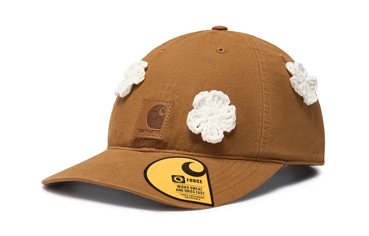 Carhartt Cotton Baseball Caps Unisex Khaki