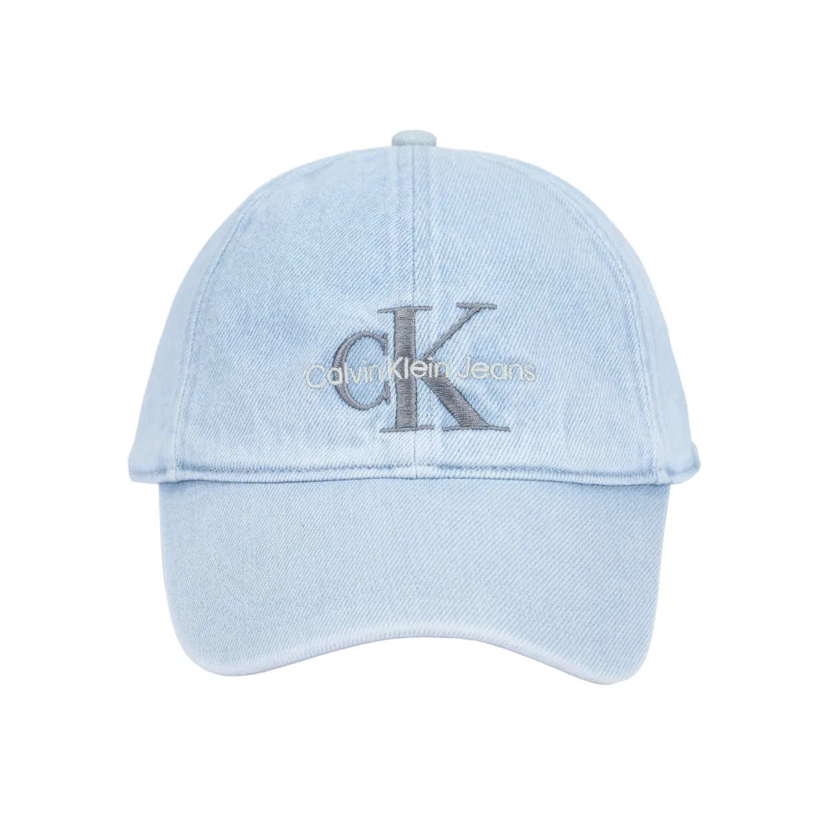 CALVIN KLEIN Cotton Baseball Caps Unisex Denim Light Blue