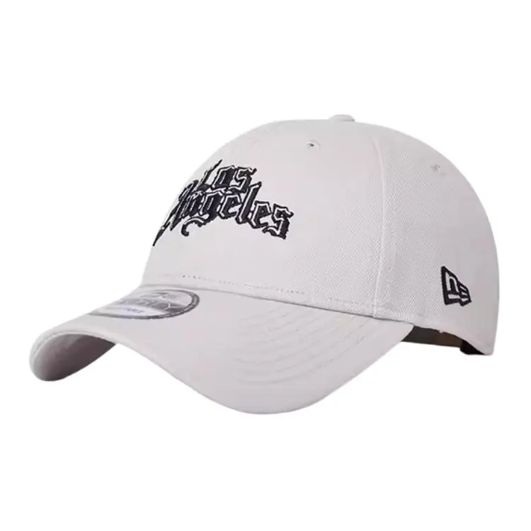 New Era Polyester Baseball Caps Unisex Ecru