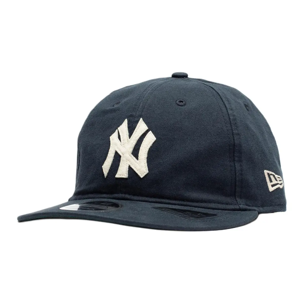 New Era Cotton Canvas Baseball Caps Unisex Marine Blue