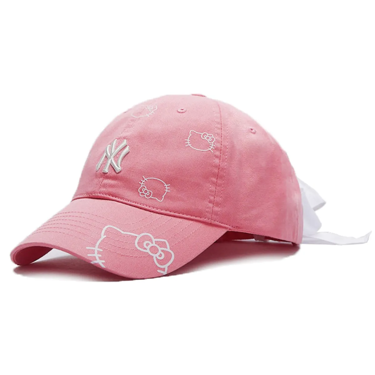MLB Cotton, Polyester Baseball Caps Unisex Pink