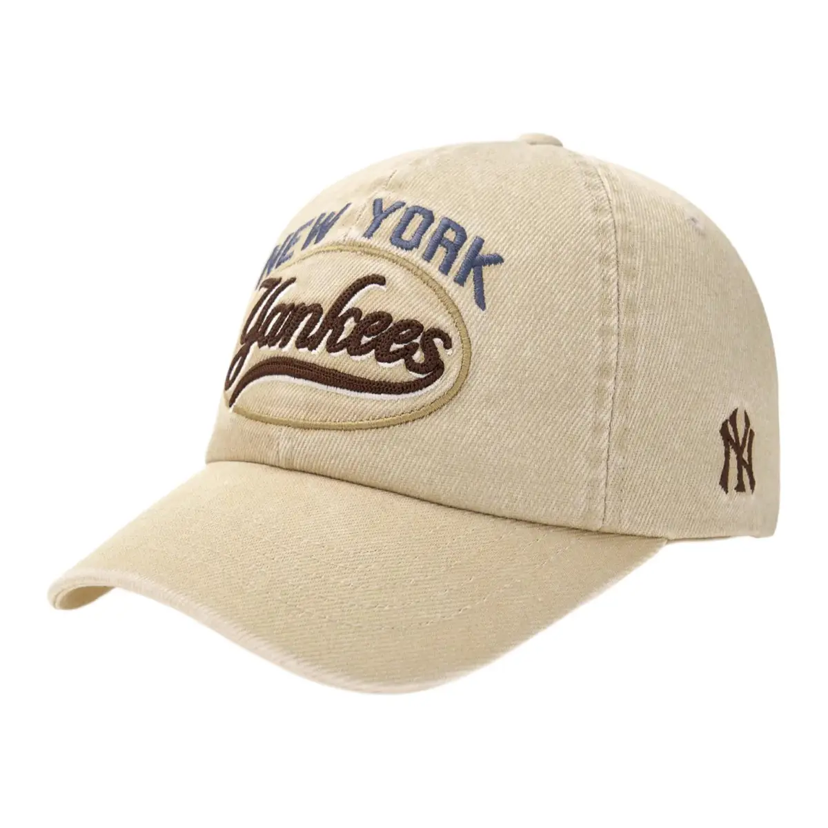 MLB Polyester Baseball Caps Unisex Beige