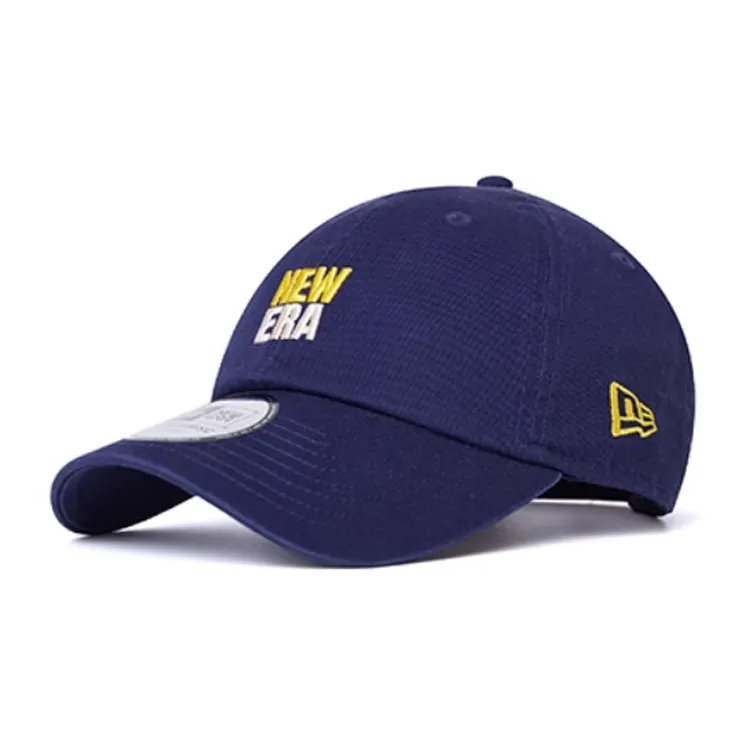 New Era Cotton Baseball Caps Unisex Light Navy Blue