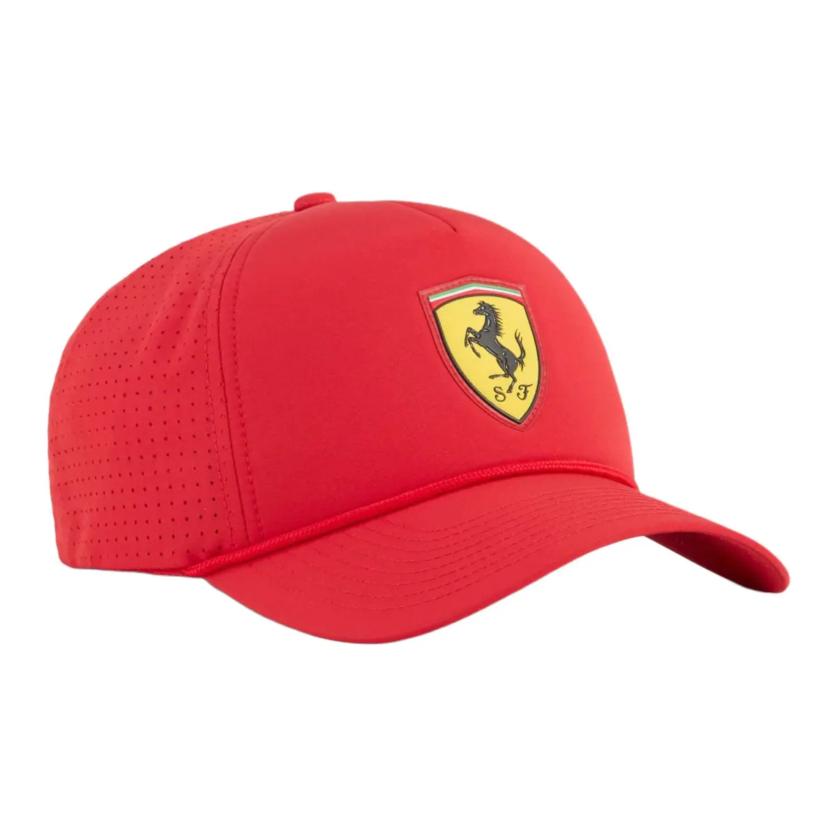 PUMA Polyester Baseball Caps Unisex Red
