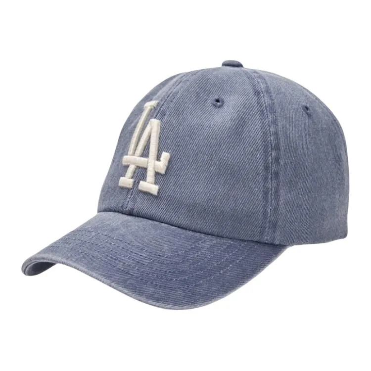 MLB Cotton Baseball Caps Unisex Denim Blue