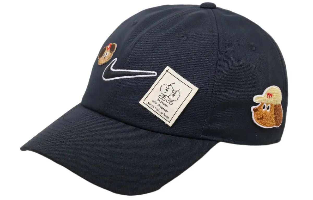Nike Polyester Baseball Caps Unisex Black