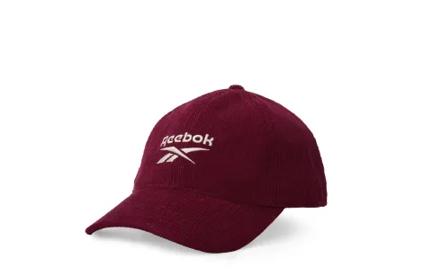 Reebok Cotton Baseball Caps Unisex Burgundy/Khaki