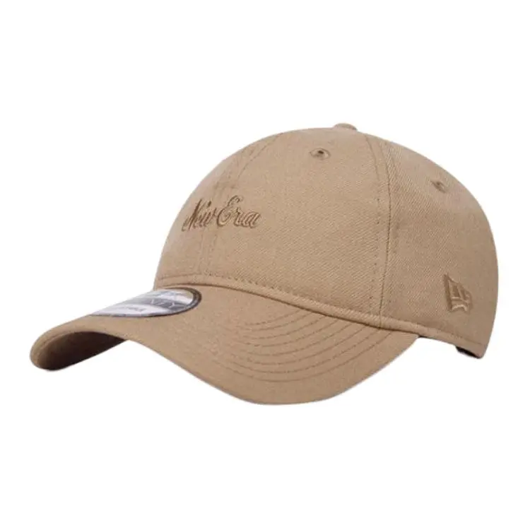 New Era Cotton Baseball Caps Unisex Khaki