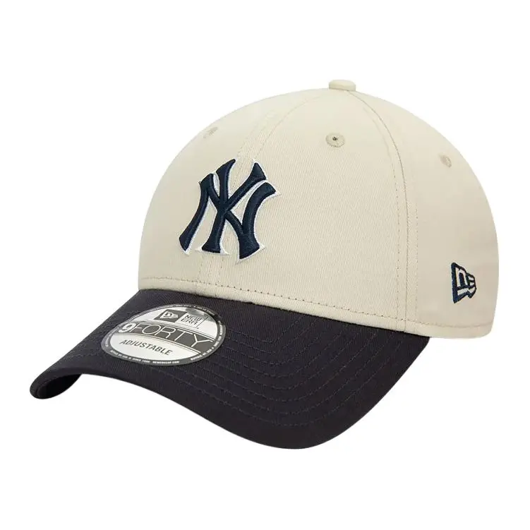 New Era Cotton Fabric Baseball Caps Unisex Light Umber