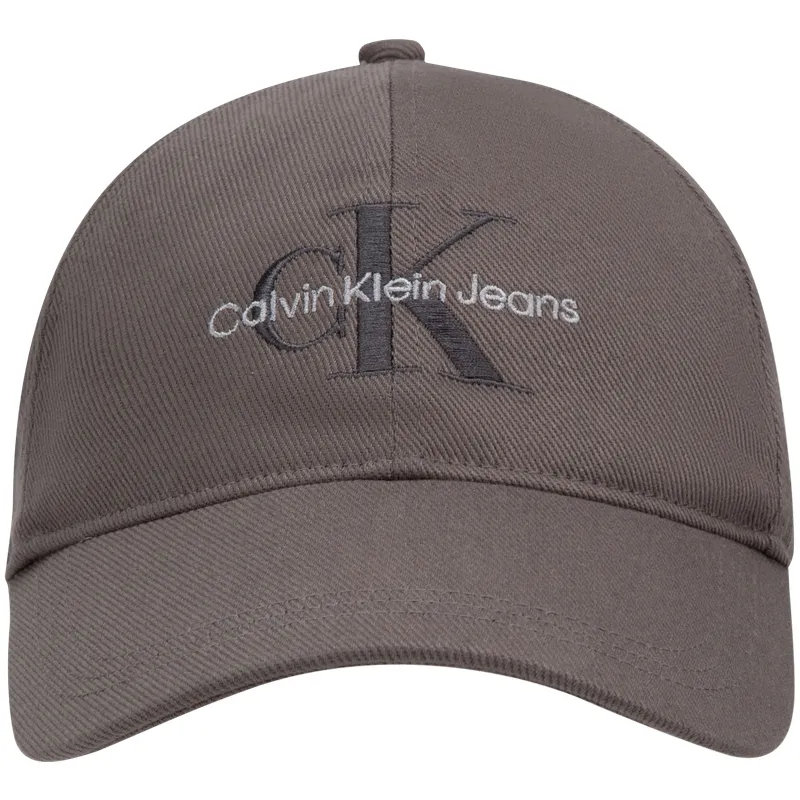CALVIN KLEIN Cotton Baseball Caps Unisex Bronze Brown