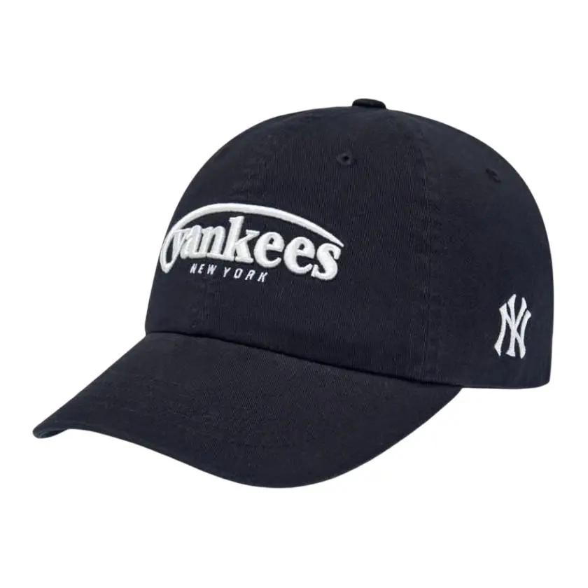 MLB Cotton Baseball Caps Unisex Black