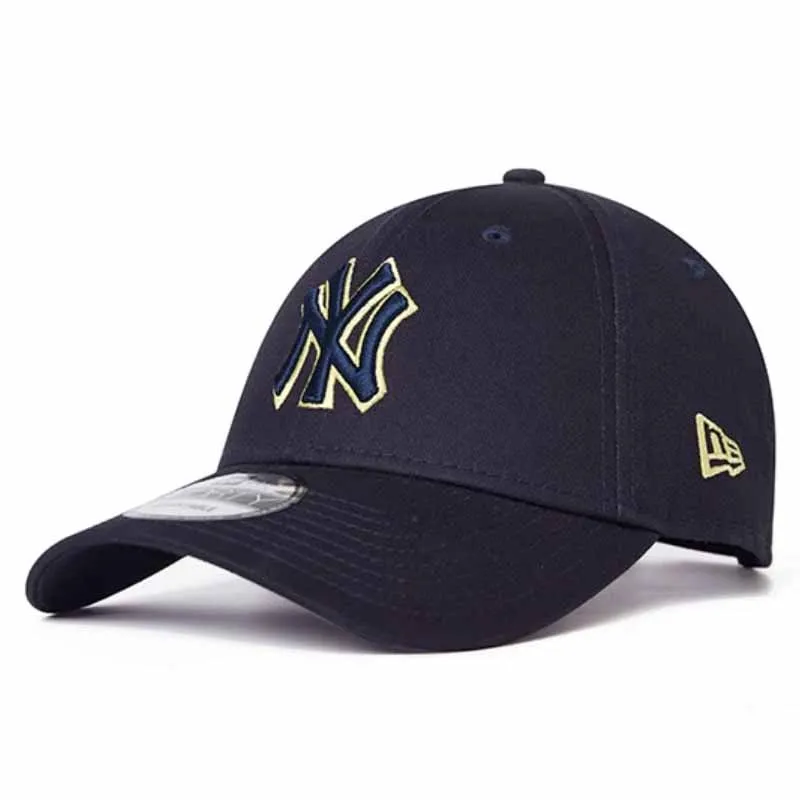 New Era Cotton Baseball Caps Unisex Navy Blue