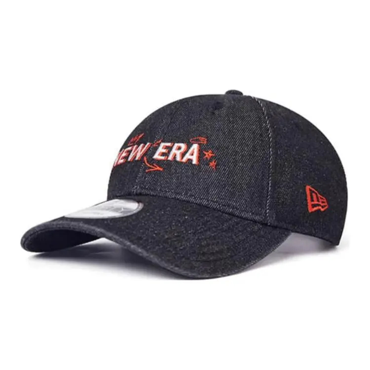 New Era Baseball Caps Unisex Denim Black