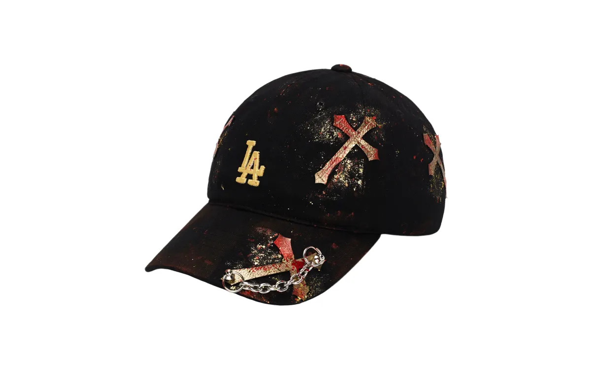 MLB Cotton Baseball Caps Unisex Black