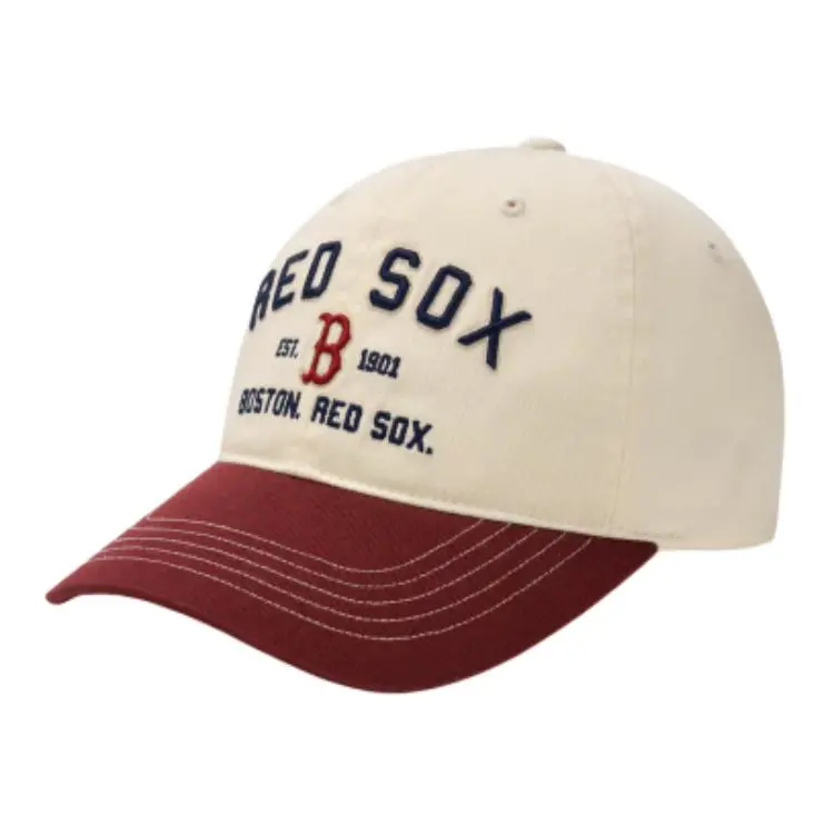 MLB Polyester Baseball Caps Unisex Cream