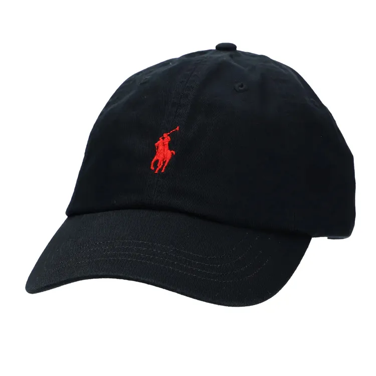 Polo Ralph Lauren Cotton Twill Baseball Caps Unisex Black